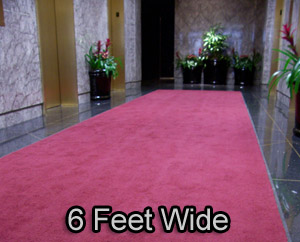 6 Feet Wide Deluxe Carpet Entrance Mats